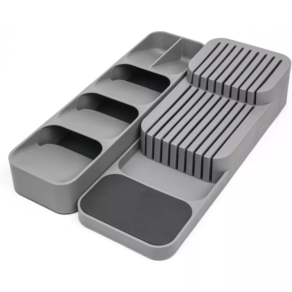 REVISTAON Porta Talheres Gaveta Organizador Separador Cozinha Colher Garfo Faca Divisoria Pratico Casa Uruará-PA, URUARAINFO, SHOPURUARA, PRODUTOS EM URUARÁ